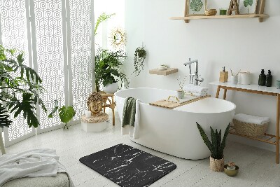 Bathmat Black marble