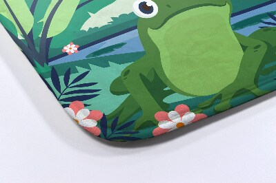 Bathroom rug Frog