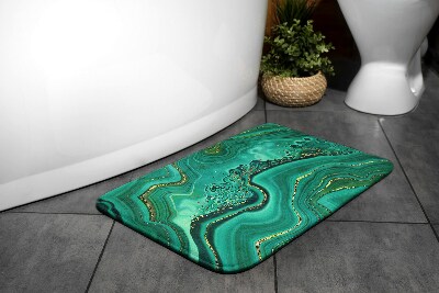 Bathmat Turquoise marble