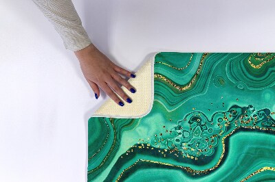 Bathmat Turquoise marble