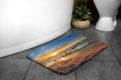 Bathroom rug West sun beach
