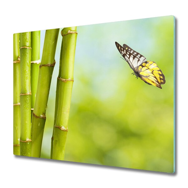 Chopping board Bamboo and butterfly
