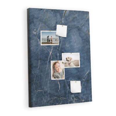 Cork pin board Decorative marble