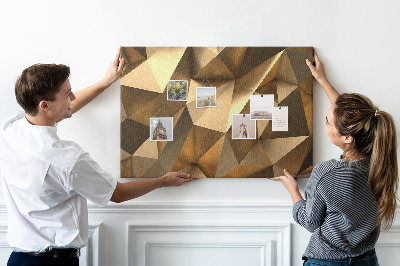 Decorative corkboard 3D abstract