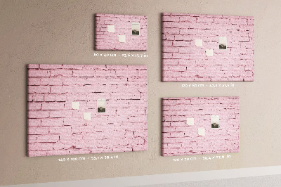 Cork display board Brick wall
