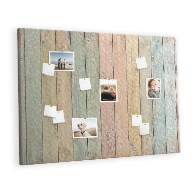 Pin board Wood paster colors