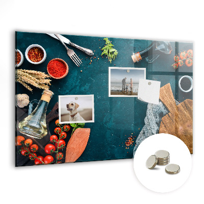 Glass magnetic board Kitchen tools