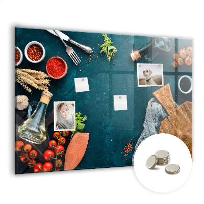 Glass magnetic board Kitchen tools