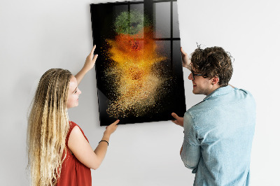 Kitchen magnetic board Spice explosion