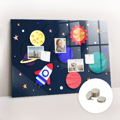 Magnetic board for kids Children's cosmos