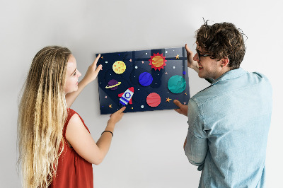 Magnetic board for kids Children's cosmos