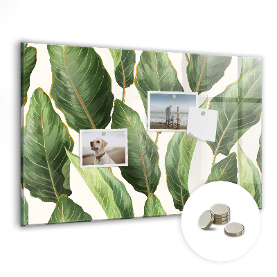Magnetic board Palm leaves