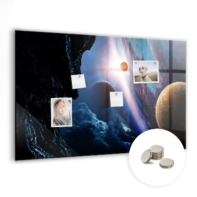 Magnetic board for kids Big galaxy