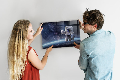 Magnetic board for kids Astronaut