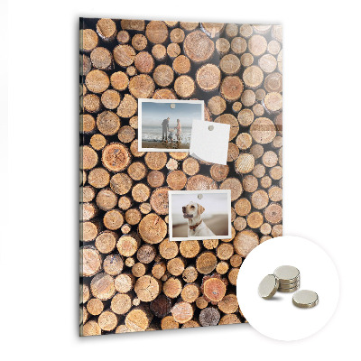 Magnetic board for wall Tree stumps