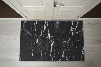 Door mat Black marble