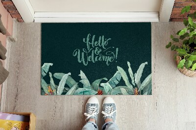 Doormat Hello and welcome