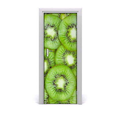 Self-adhesive door sticker Kiwi