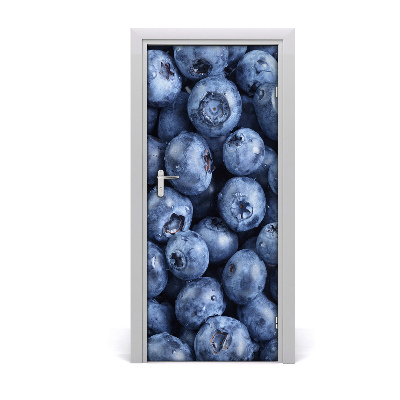 Self-adhesive door sticker Blueberries
