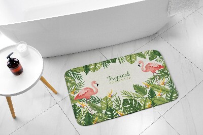 Bath mat Flamingo birds