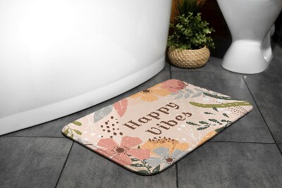 Bathmat Floral pattern