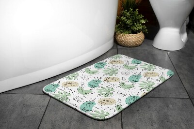 Bathroom carpet Plants