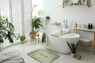 Bathmat Floristic theme