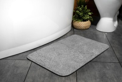 Bathmat Gray concrete