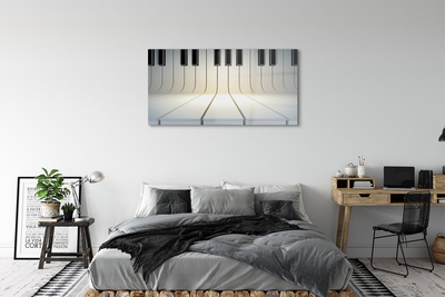 Acrylic print Piano keys