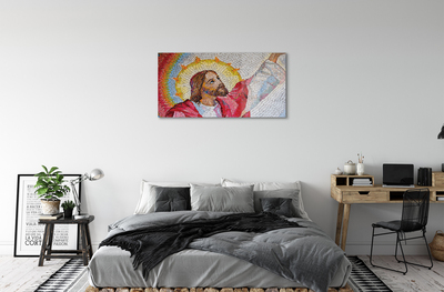 Acrylic print Jesus mosaic
