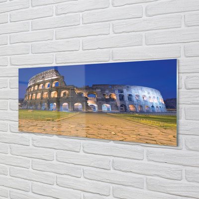 Acrylic print Sunset rome colosseum