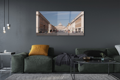 Acrylic print Rome building roads cathedral
