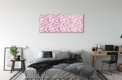 Acrylic print Pink birds