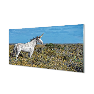 Acrylic print Unicorn golf