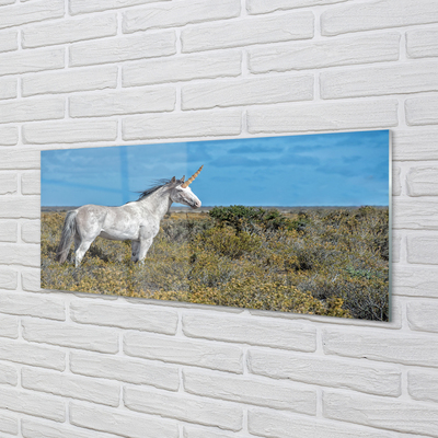 Acrylic print Unicorn golf