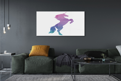 Acrylic print Painted unicorn