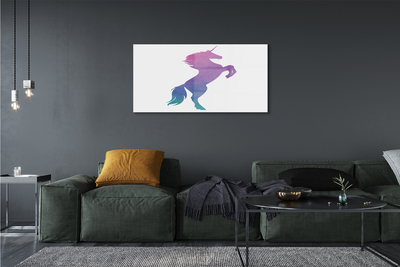 Acrylic print Painted unicorn