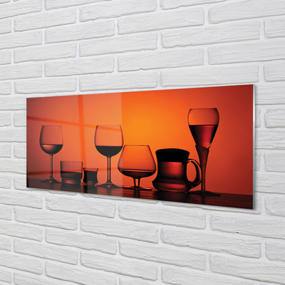 Acrylic print Glasses