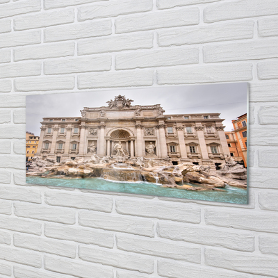 Acrylic print Rome fountain basilica