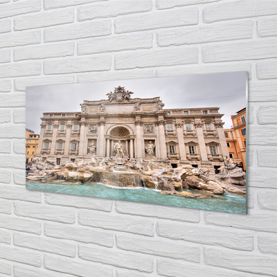 Acrylic print Rome fountain basilica