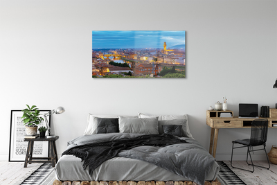 Acrylic print Italy sunset panorama