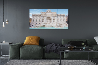 Acrylic print Rome fountain cathedral