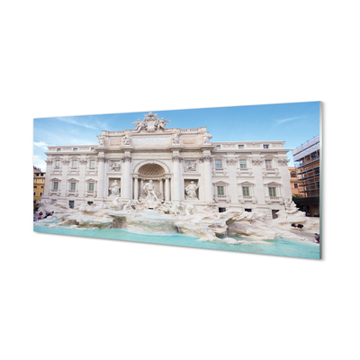 Acrylic print Rome fountain cathedral