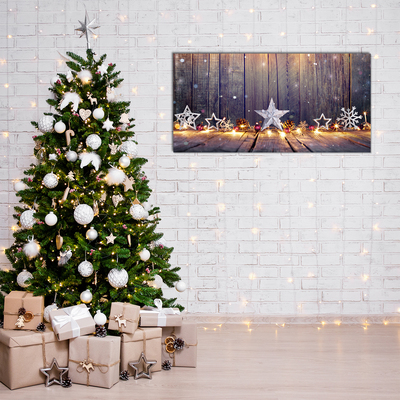 Acrylic Print Stars Christmas Lights Decorations