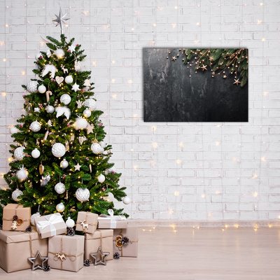 Acrylic Print Christmas tree decorations Christmas Star
