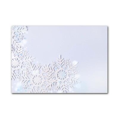 Acrylic Print Snowflakes Winter Snow