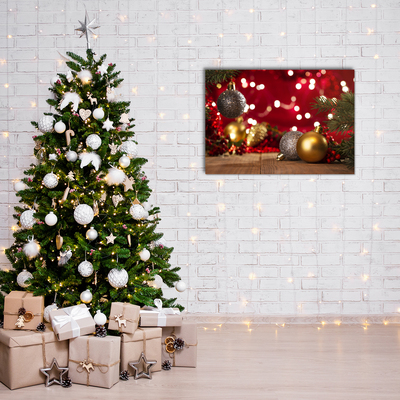 Plexiglas® Wall Art Christmas tree balls Christmas Decorations