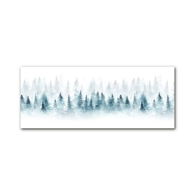 Plexiglas® Wall Art Forest Christmas tree Christmas Snow