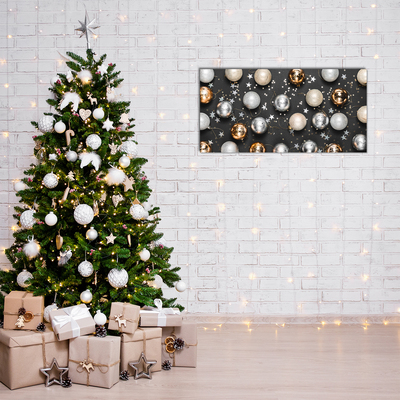Plexiglas® Wall Art Holy Christmas baubles