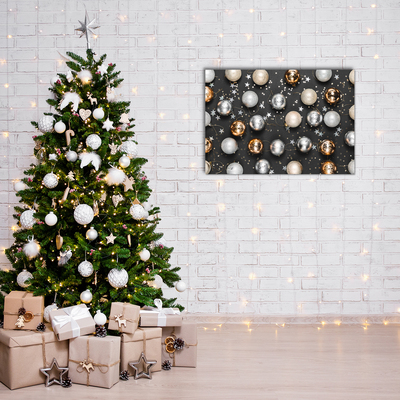 Plexiglas® Wall Art Holy Christmas baubles